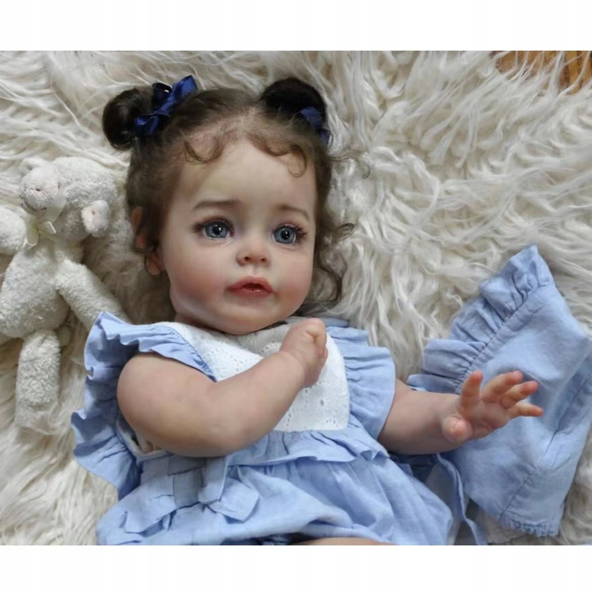 suesue 仿真重生娃娃布身 Reborn doll 重生娃娃跨境外贸 - 图3