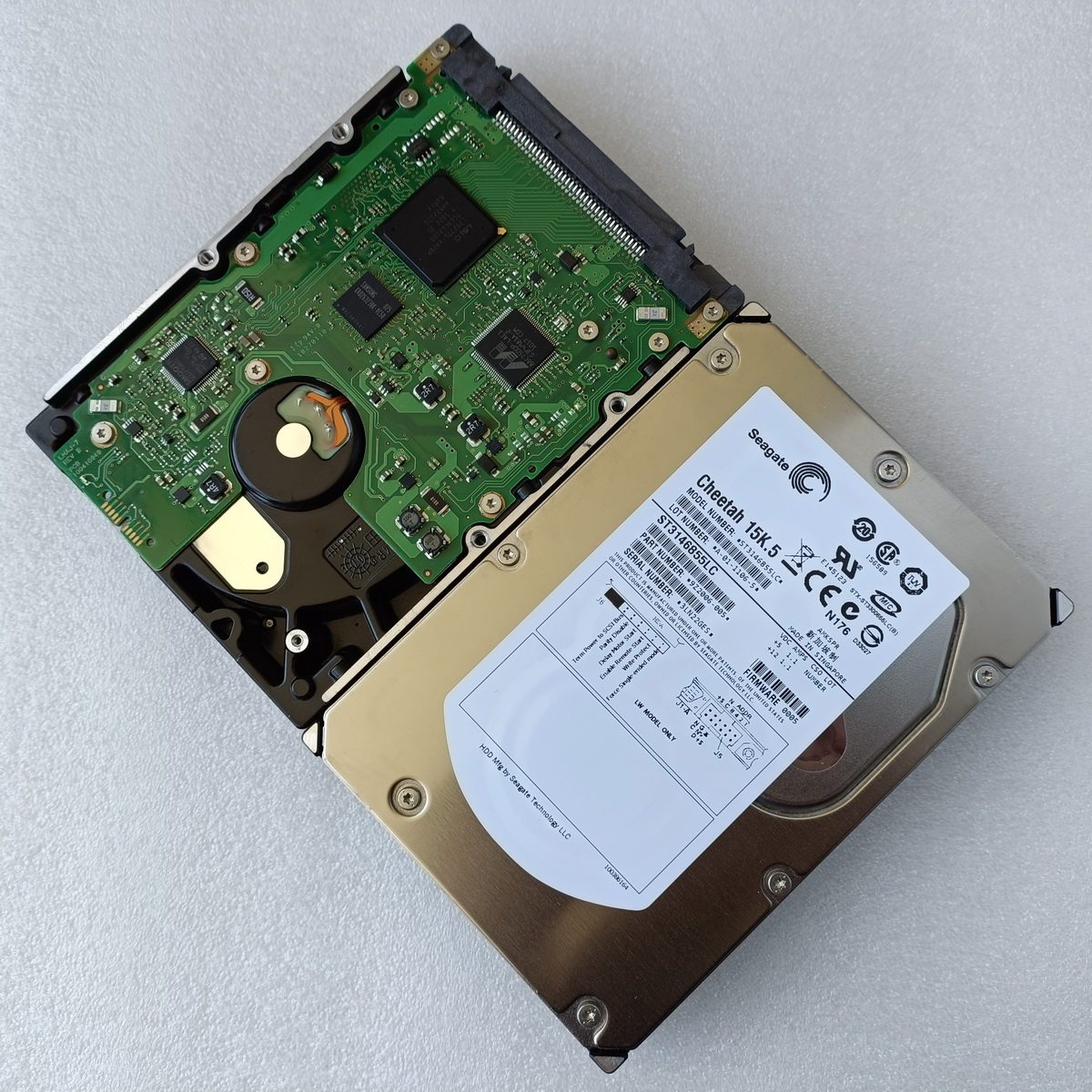 Seagate ST3146855LC 146G 15K 3.5寸 希捷 80针 SCSI服务器硬盘_虎窝淘