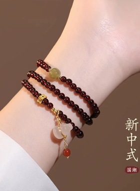复古轻奢葫芦串珠手链女款新款
