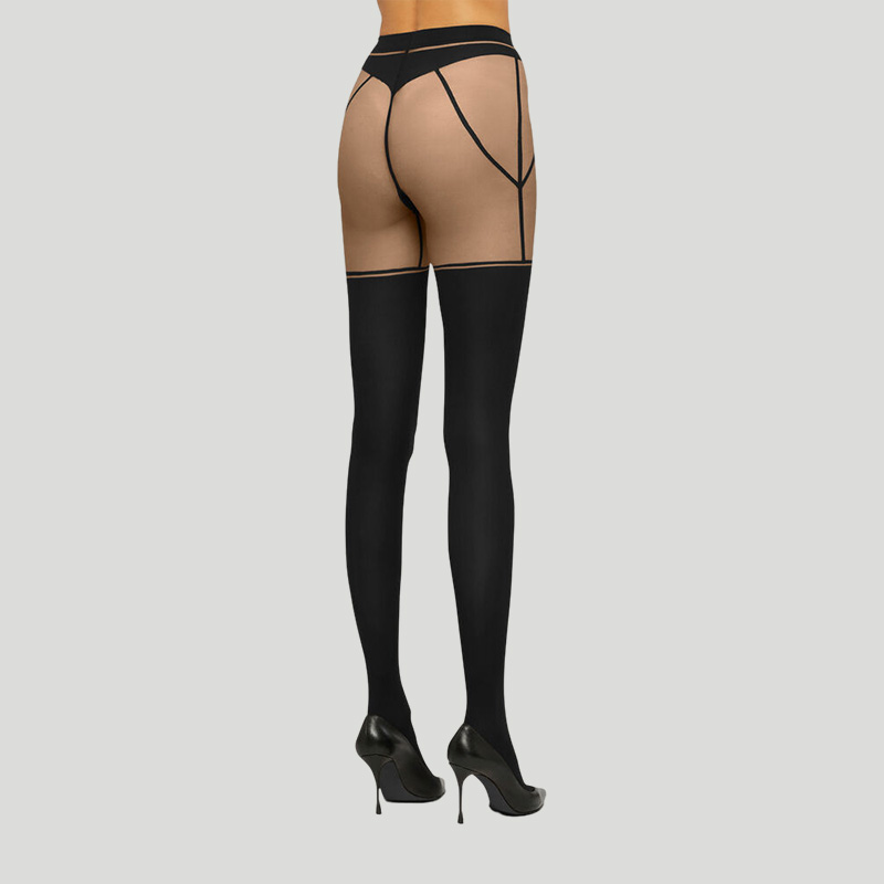 【春夏新品】Wolford/沃尔福特Garter40D大腿袜效果连裤丝袜14985 - 图3