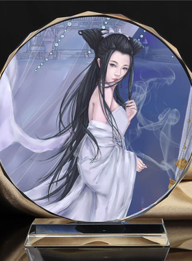 画像水晶书房经典人物工艺礼品