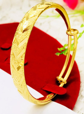 加厚流星雨手镯仿金镯子沙金流行