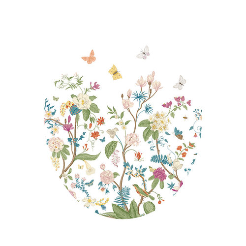 家用马桶盖贴纸厕所卫生间自粘装饰可爱海豚手绘鲜花蝴蝶马桶贴画 - 图3