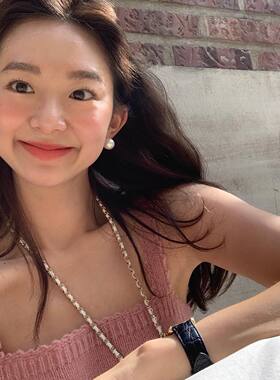 FreeSunday纯银珍珠女轻奢耳钉
