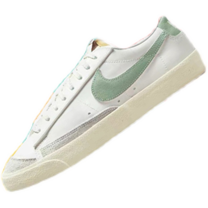 Nike Blazer Low Certified Fresh 男子低帮白绿板鞋 DO9799-100 - 图3