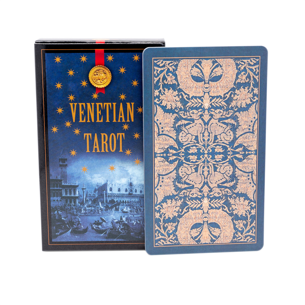 12X7限量版威尼斯面具塔罗牌 Venetian Tarot 欧美古典塔luo牌 - 图3