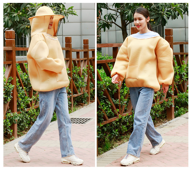 防蜂服养蜜蜂蜂衣半身养蜂全套防蜂帽透气遮脸面纱收蜜蜂衣服包邮,淘宝优惠券,粉丝福利购,淘宝优惠卷