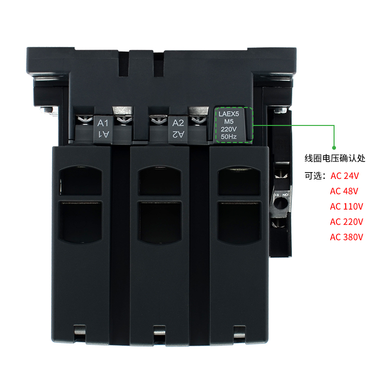 施耐德三相交流接触器LC1E200M5N Q5N交流220V AC380V电梯接触器 - 图3