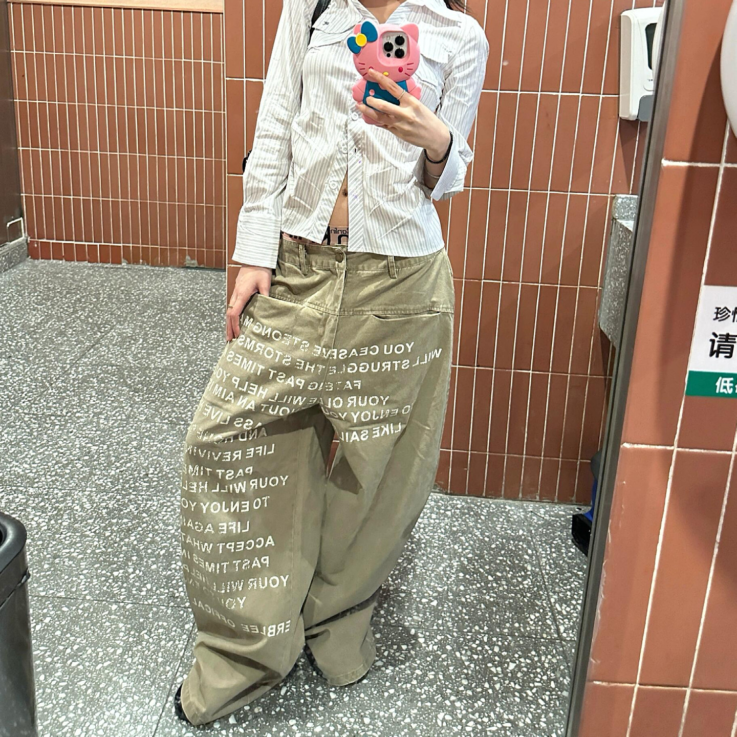 大码美式复古字母印花弯刀牛仔裤女潮牌高街宽松显瘦垂感阔腿长裤,淘宝优惠券,粉丝福利购,淘宝优惠卷