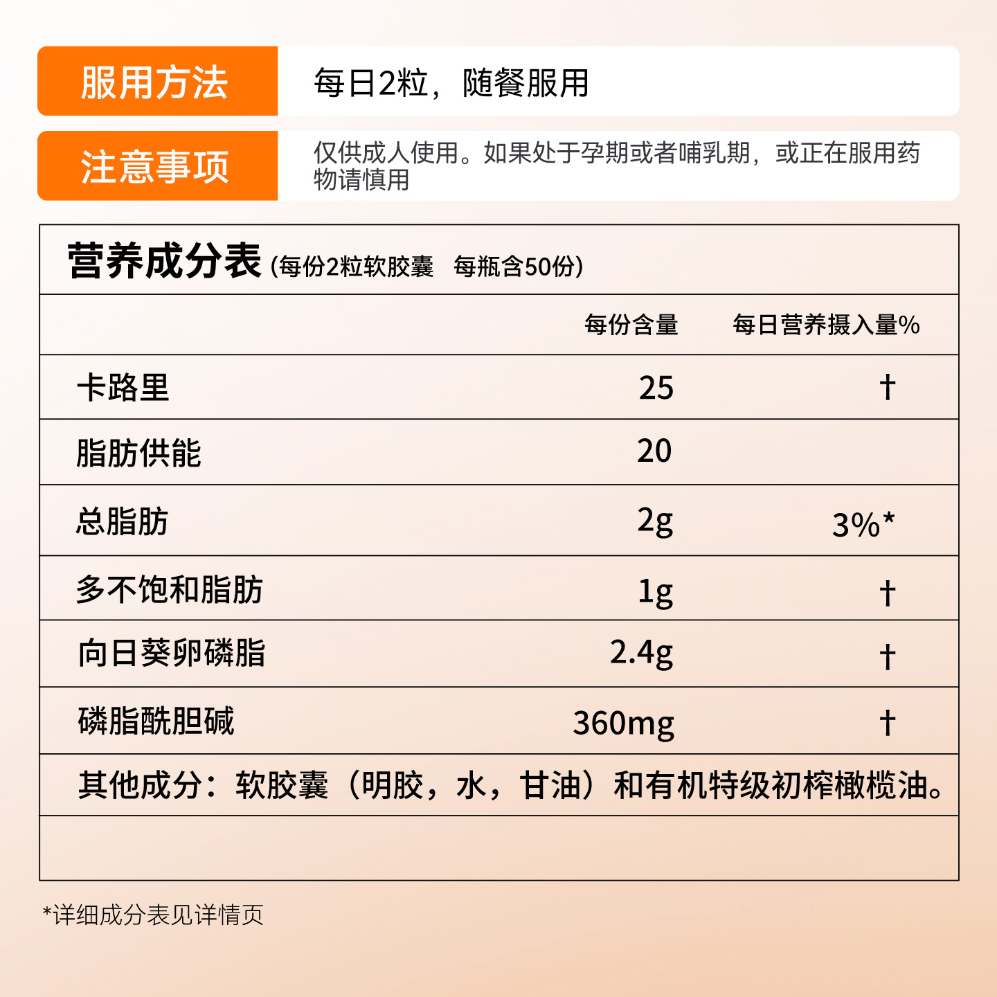 第2件0元】NOW诺奥向日葵卵磷脂软胶囊非大豆中老年健康美国进口 - 图2