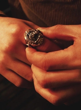 PENETRATE银印第安复古马蹄戒指