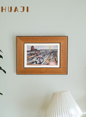 高级名画艺术中古风景画氛围感画
