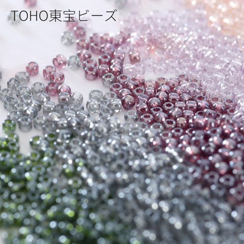 日本进口米珠TOHO东宝 2mm/10g 透明珠光DIY饰品串珠流光材料配件 - 图3