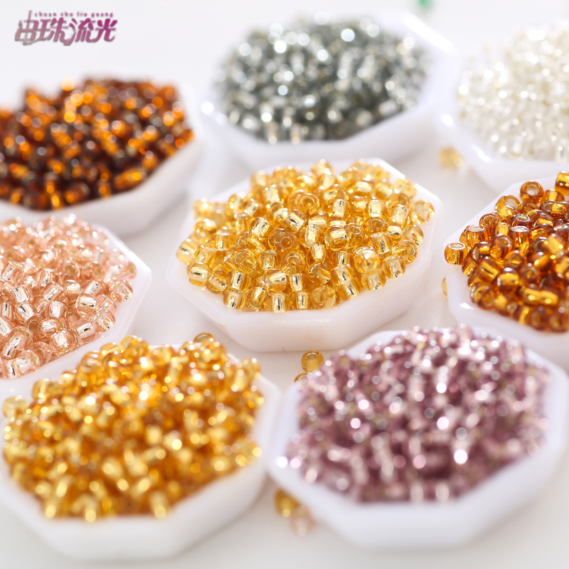 日本TOHO东宝1.5/2/3mm灌银/蛋白灌银米珠DIY饰品闪亮串珠流光,淘宝优惠券,粉丝福利购,淘宝优惠卷