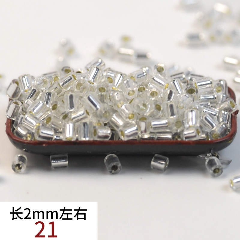 日本TOHO东宝2mm 3mm 4.5mm 6mm管珠灌银金属质感金银10g/份手工-图1