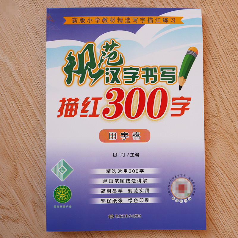 儿童字帖田字格写字法常用300字练习本笔顺笔画汉字描红本幼升小学一二年级规范汉字书写字本5-6-7-9岁小学生练字帖一笔一画写字本 - 图3