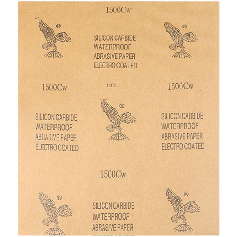 鹰牌砂纸干湿两用皮边打磨封边皮革皮具木工文玩石材金属打磨抛光 - 图3