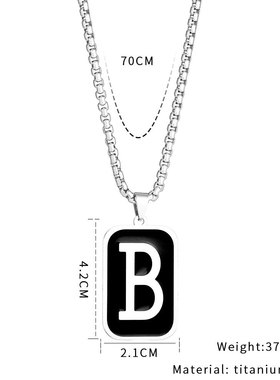 太钢新款情侣毛衣链嘻哈男女