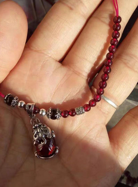 diy石榴石钛银红刚玉狐狸散珠