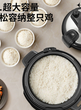 志高/CHIGO电压力锅家用智能5L大容量电高压锅多功能预约电压锅