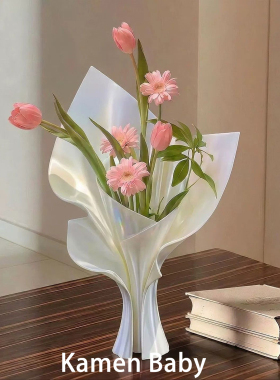 立体复古高级感花瓶摆件