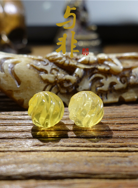 波罗的海蜜蜡琥珀珠子手串唐八棱