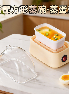 小型迷你蒸蛋器家用多功能宝宝辅食蒸煮鸡蛋机1人早餐神器上班族