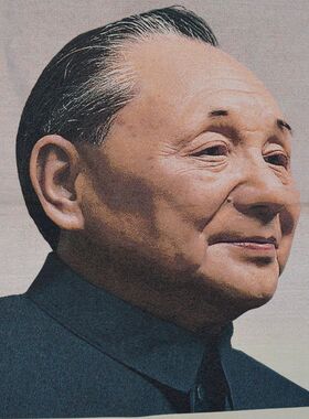 宣传画织锦丝绸精致刺绣