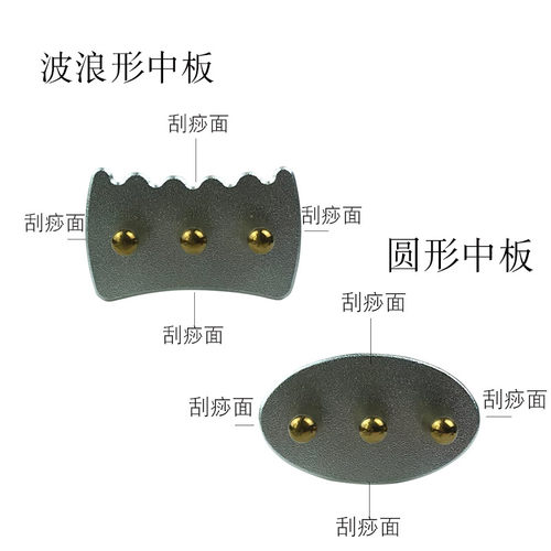 新款钛磁能排酸棒磨砂磁叉按摩棒经络疏通淋巴磁义钛合金二三叉 - 图2