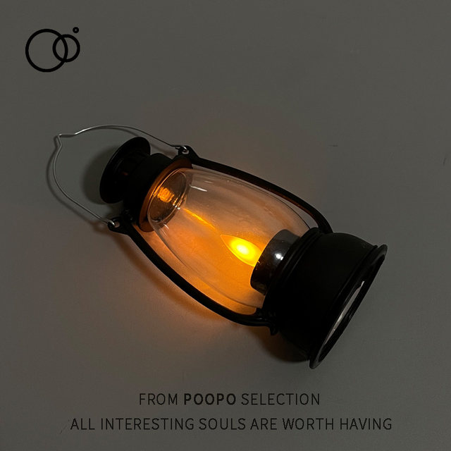 Retro pony lamp desktop small ornaments atmosphere decoration