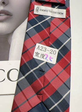 Vintage复古日产意制中古男女精品印花图案卡通领带23