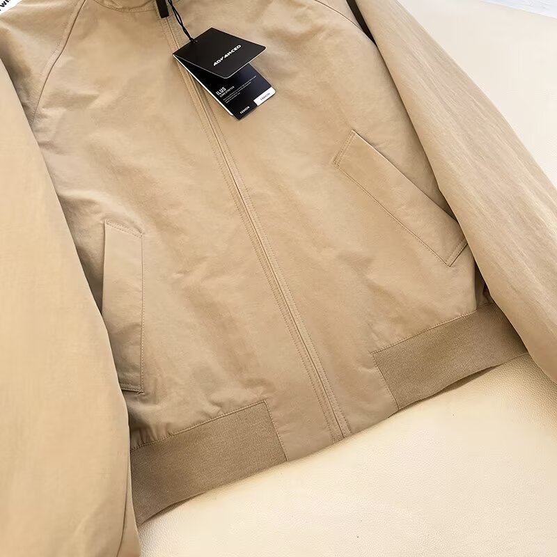 大厂订单！男女情侣款宽松哈灵顿茄克休闲立领长袖拉链夹克外套春,淘宝优惠券,粉丝福利购,淘宝优惠卷