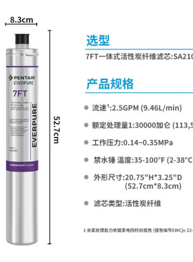 爱惠浦FT系列商用大流量净水器4FT/7FT主滤芯直饮净水机替换滤芯