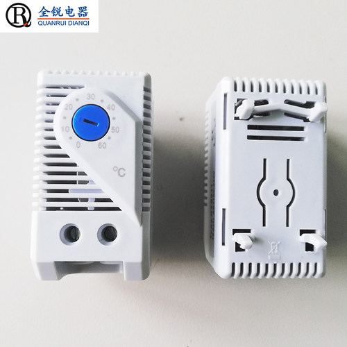 散热风扇温控器 KTS011导轨温控器 配电柜温控器 加热器温控开关 - 图0