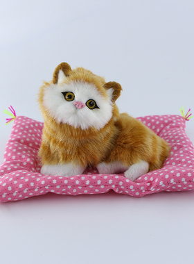仿真可爱风会叫小睡猫礼物
