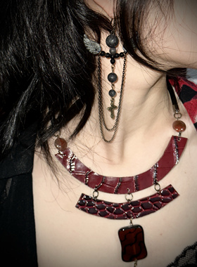 盘古｜原创手作复古小众个性废土混搭风嬉皮部落流浪夸张平价项链