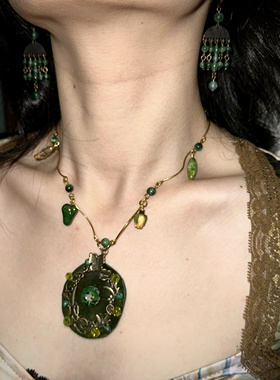 绿野仙踪复古波西米亚风格项链手工打造质感好佩戴舒适田园森系