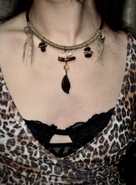 荒野拾趣｜原创手作复古小众个性混搭风嬉皮部落流浪美拉德风项链