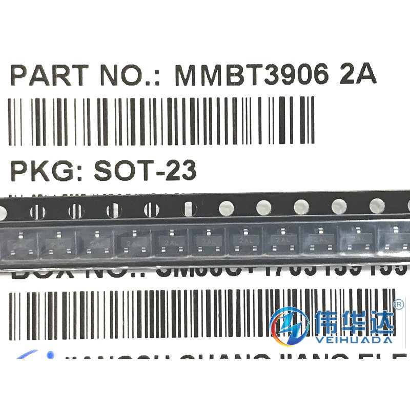 贴片三极管 2N3906 MMBT3906 2A SOT-23 PNP 原装现货 3000只/盘 - 图0