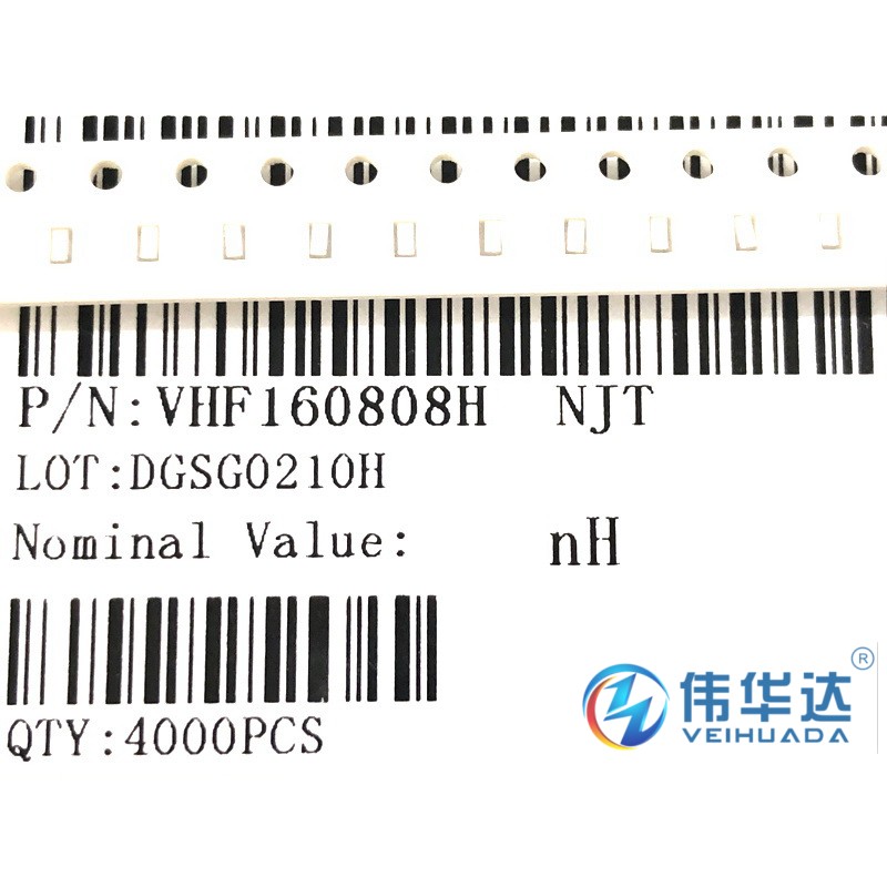 原装现货 0603贴片高频电感 82nH ±5% 200mA VHF160808H82NJT - 图0