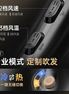 康夫理发店家用通用电吹风机大风