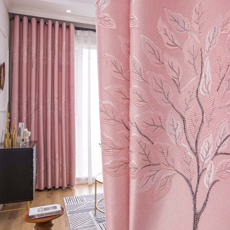 加厚遮光窗帘2021温馨卧室客厅北欧简约男女孩儿童提花全遮阳布料,淘宝优惠券,粉丝福利购,淘宝优惠卷