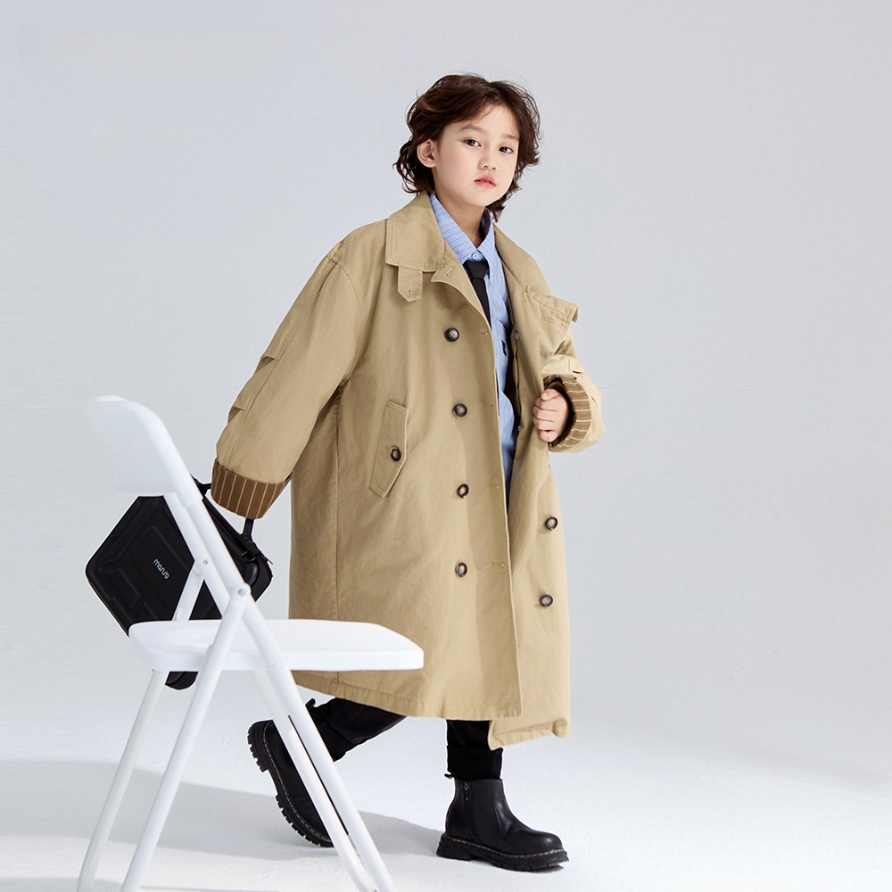 儿童冬装三合一冲锋衣羽绒棉服可拆卸中大童男女童棉袄风衣外套潮 - 图2