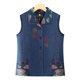 Autumn clothing for middle-aged and elderly women, thin waistcoat jackets, granny vests, elderly clothes, 70 old lady cardigan vests