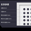 Perforated board storage rack display rack shaped wall punched board