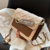 Универсальная небольшая сумка, сумка через плечо, сумка на одно плечо, цепь, изысканный стиль, коллекция 2022, в западном стиле, на цепочке