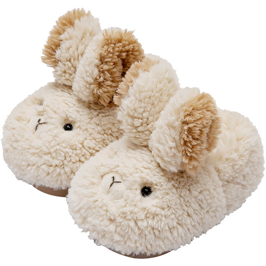 Children's cotton slippers, winter children's home shoes, baby cotton shoe bags, toddler girls' indoor furry slippers, autumn and winter