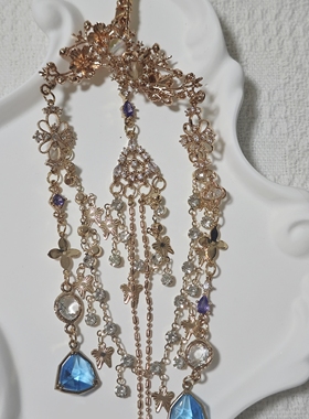 孤品古风头饰古典流苏古装发饰长流苏步摇汉服配饰