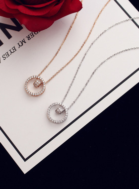 抖音项链ins小众设计吊坠