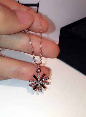项链人气太阳花明星时尚简约